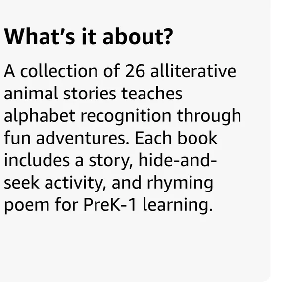 Colorful Alphabet Storybook Set - Picture 2 of 2